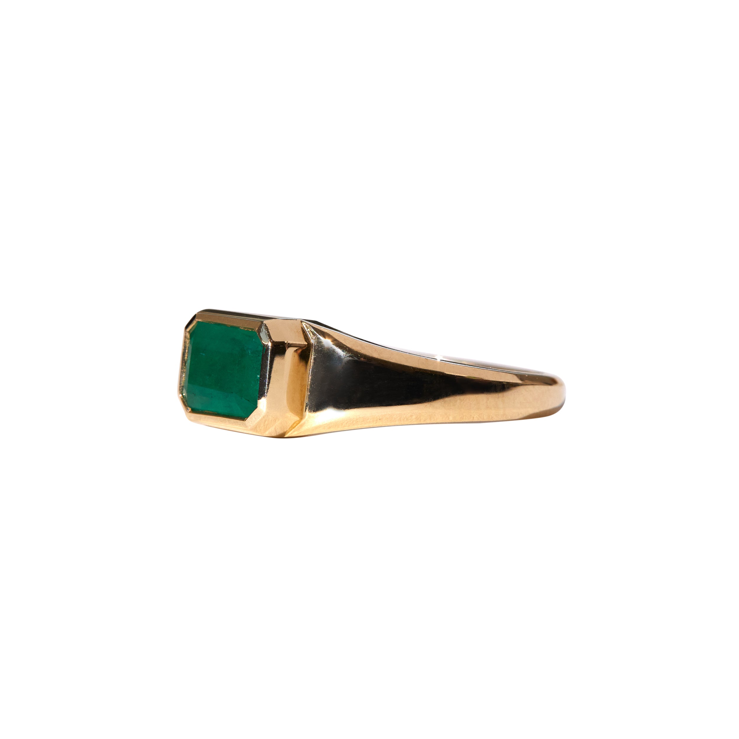 Atlas Emerald Ring